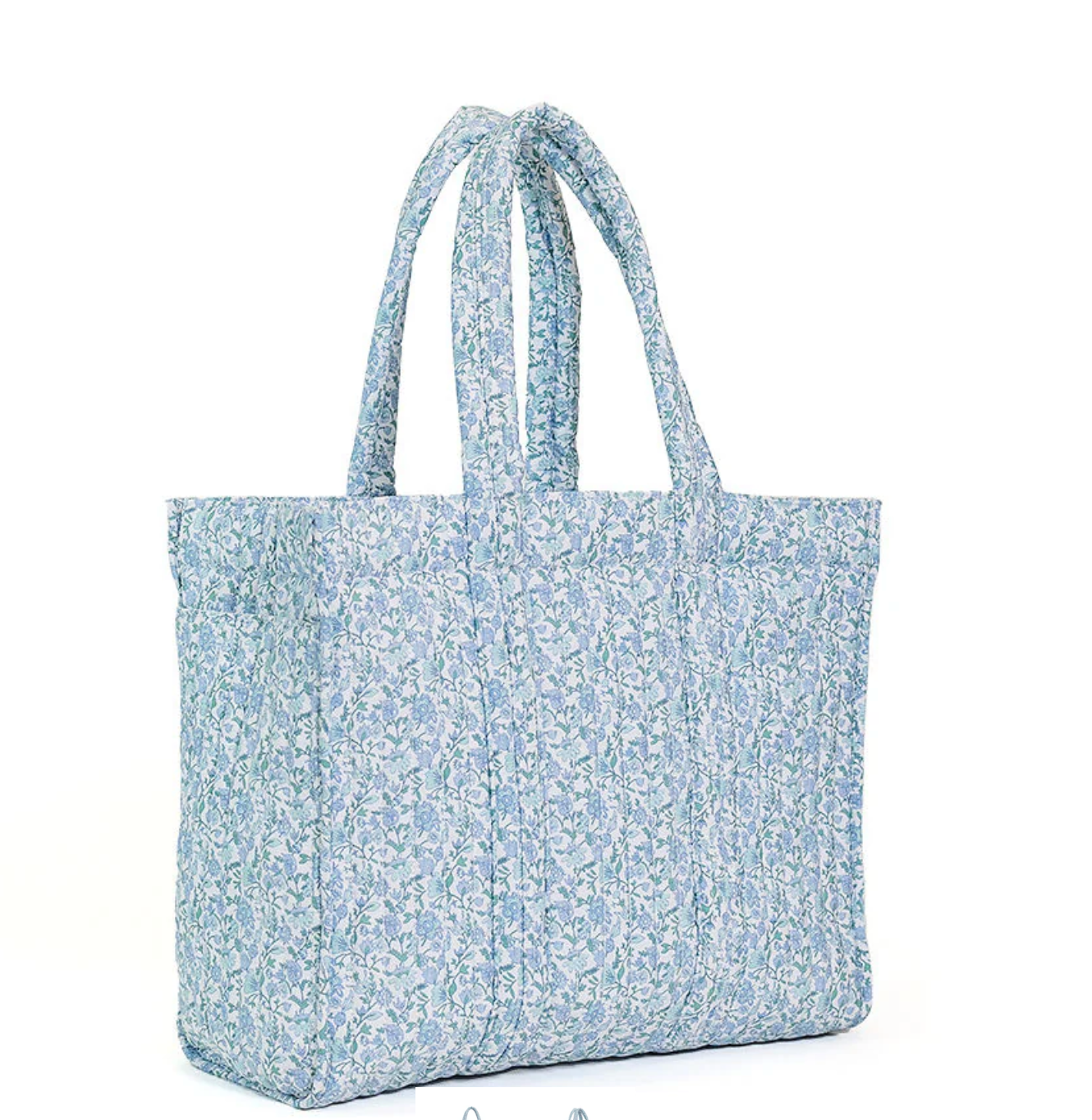 TRVL: QUILTED ON THE GO TOTE - HAMPTONS FLORAL