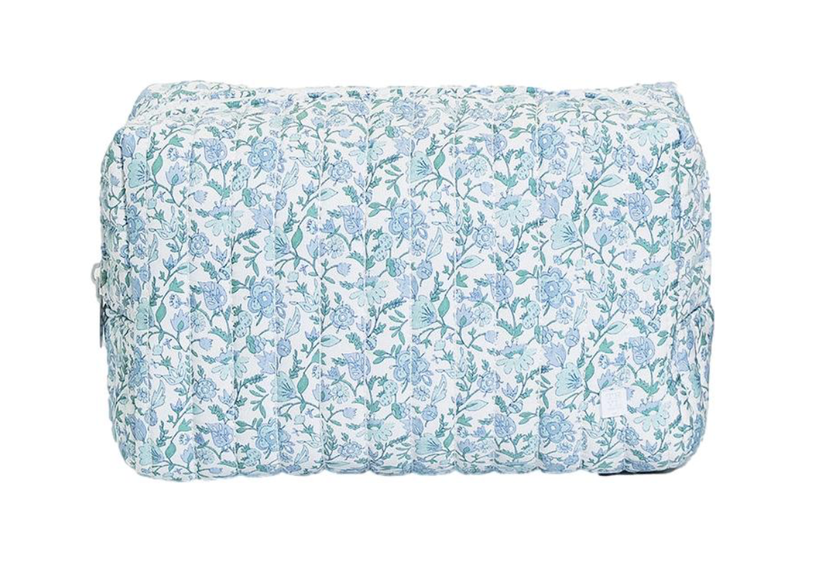 TRVL: QUILTED EVERYDAY BAG - HAMPTONS FLORAL