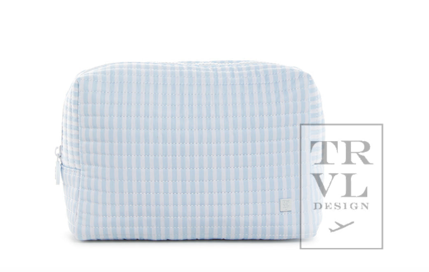 TRVL: QUILTED EVERYDAY BAG - PIMLICO STRIPE BLUE