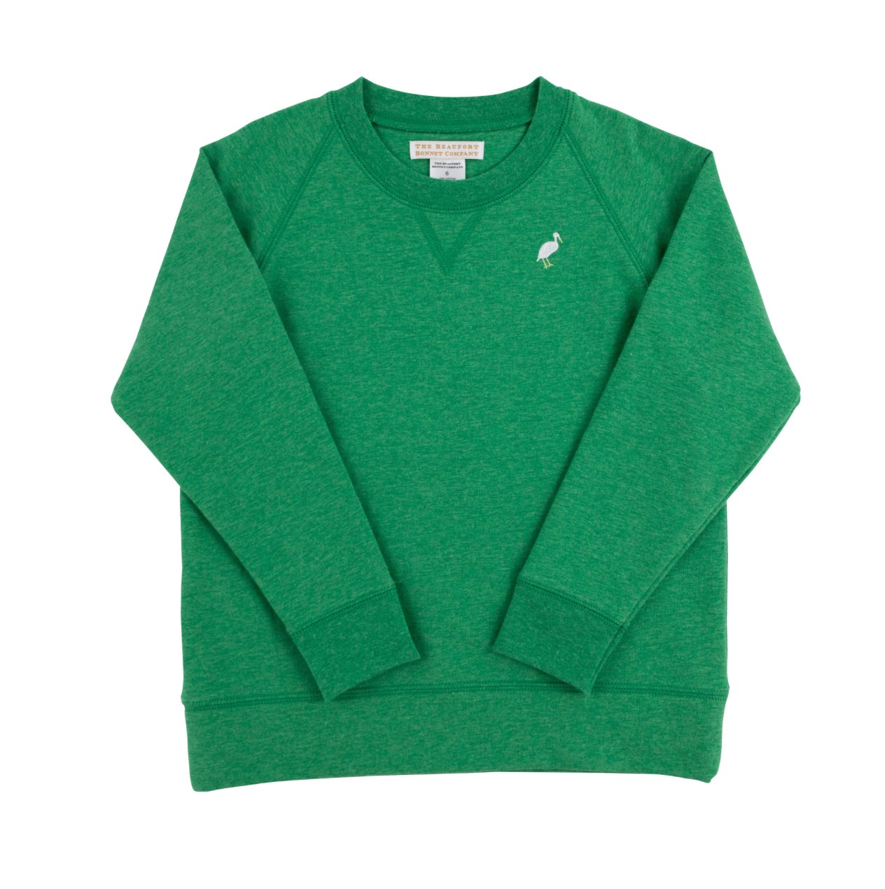 TBBC: Cassidy Comfy Crewneck Boys Ft - Gibson Island Green (Heathered)
