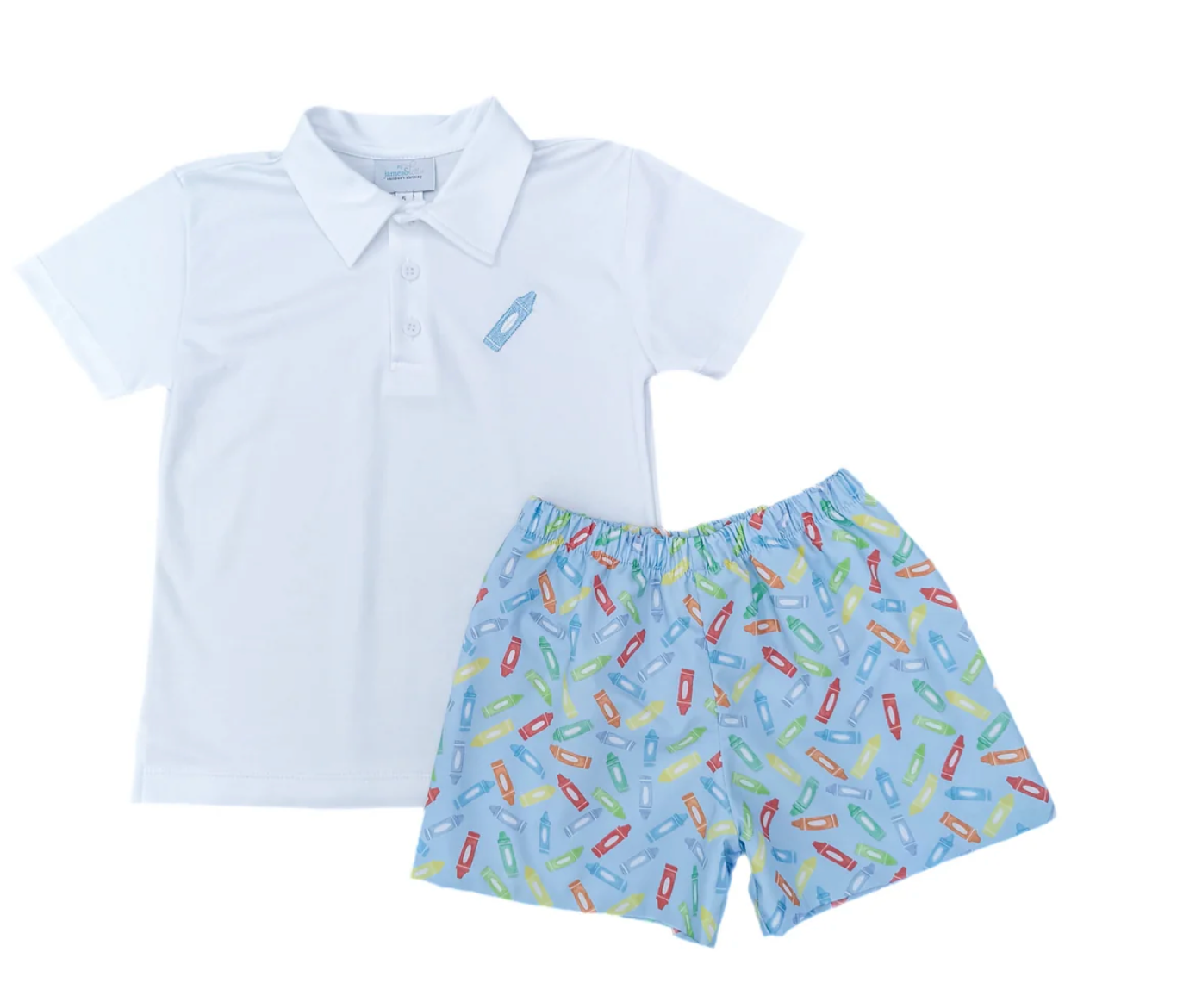 James & Lottie: CONRAD SHORTS- BACK TO SCHOOL - Blue Crayon