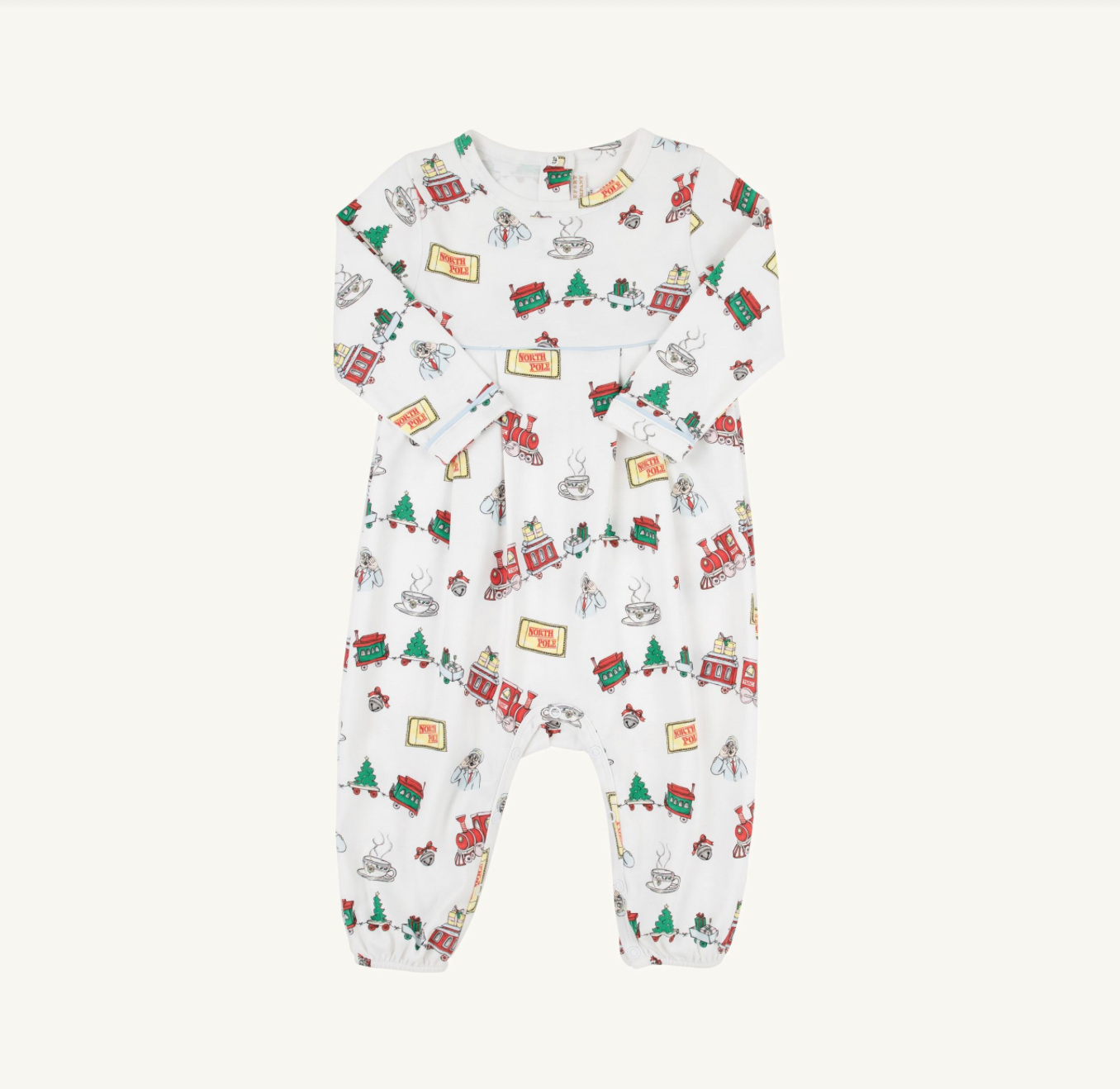 TBBC: Long Sleeve Bradford Romper - TBBC Express/Buckhead Blue