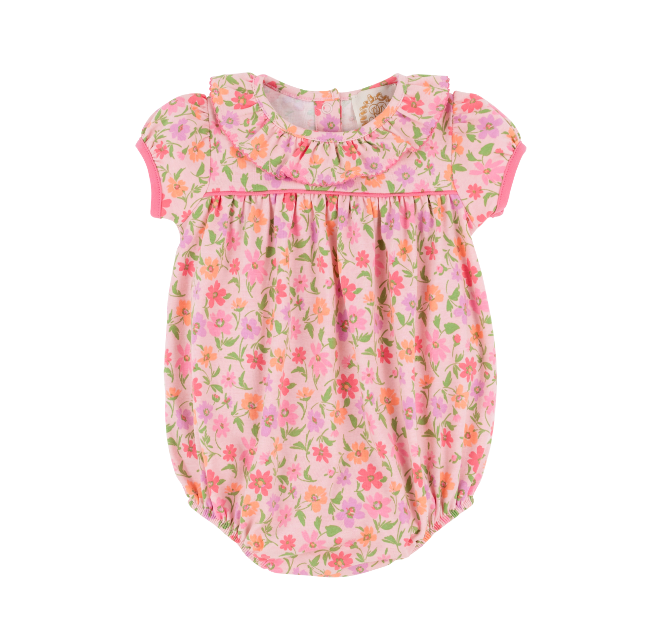 TBBC: Ramona Ruffle Bubble - Pima - Grand Cayman Gardens/Romany Rose