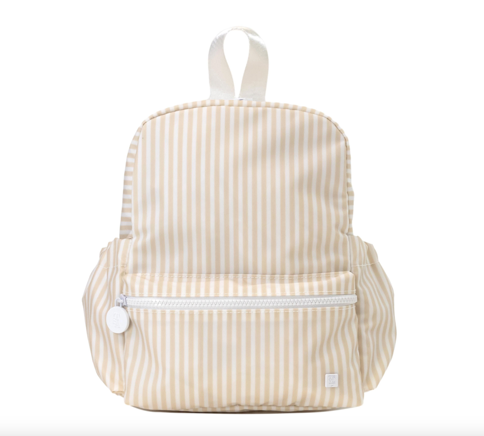 TRVL: MINI BACKER - PIMLICO STRIPE SAND BACKPACK