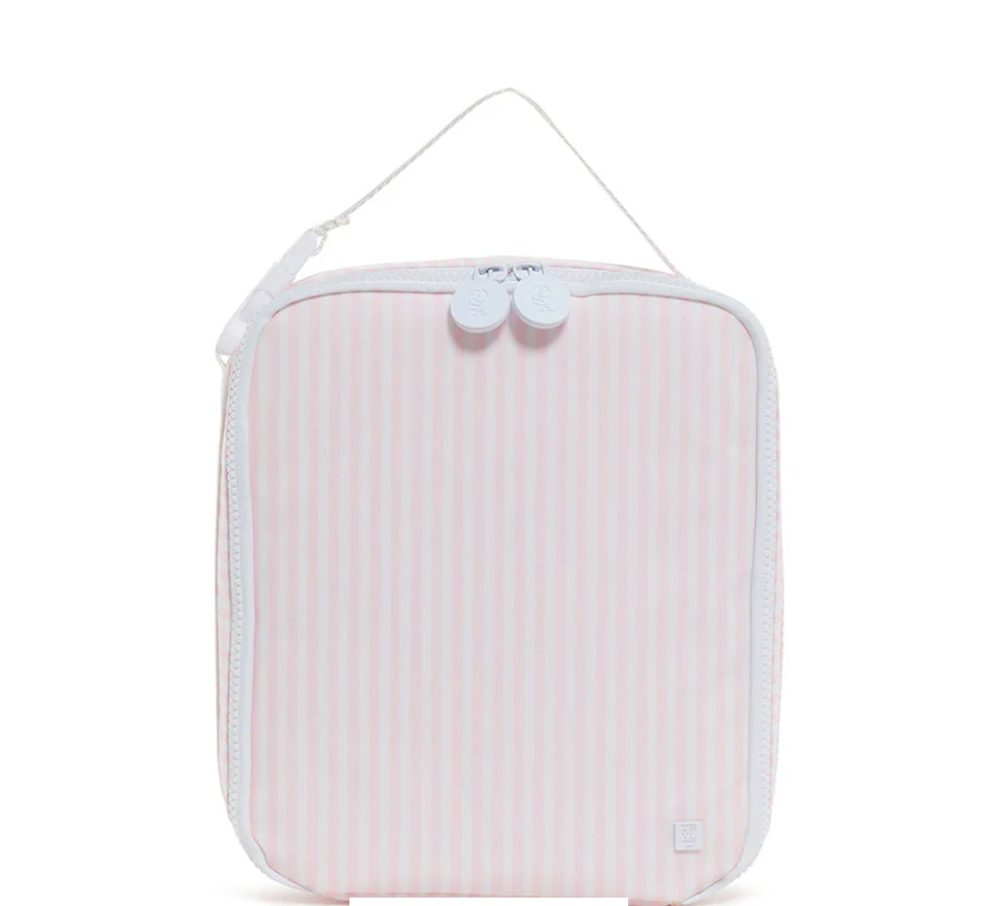 TRVL: LUNCH BOX INSULATED LUNCH BAG - PIMLICO STRIPE PINK