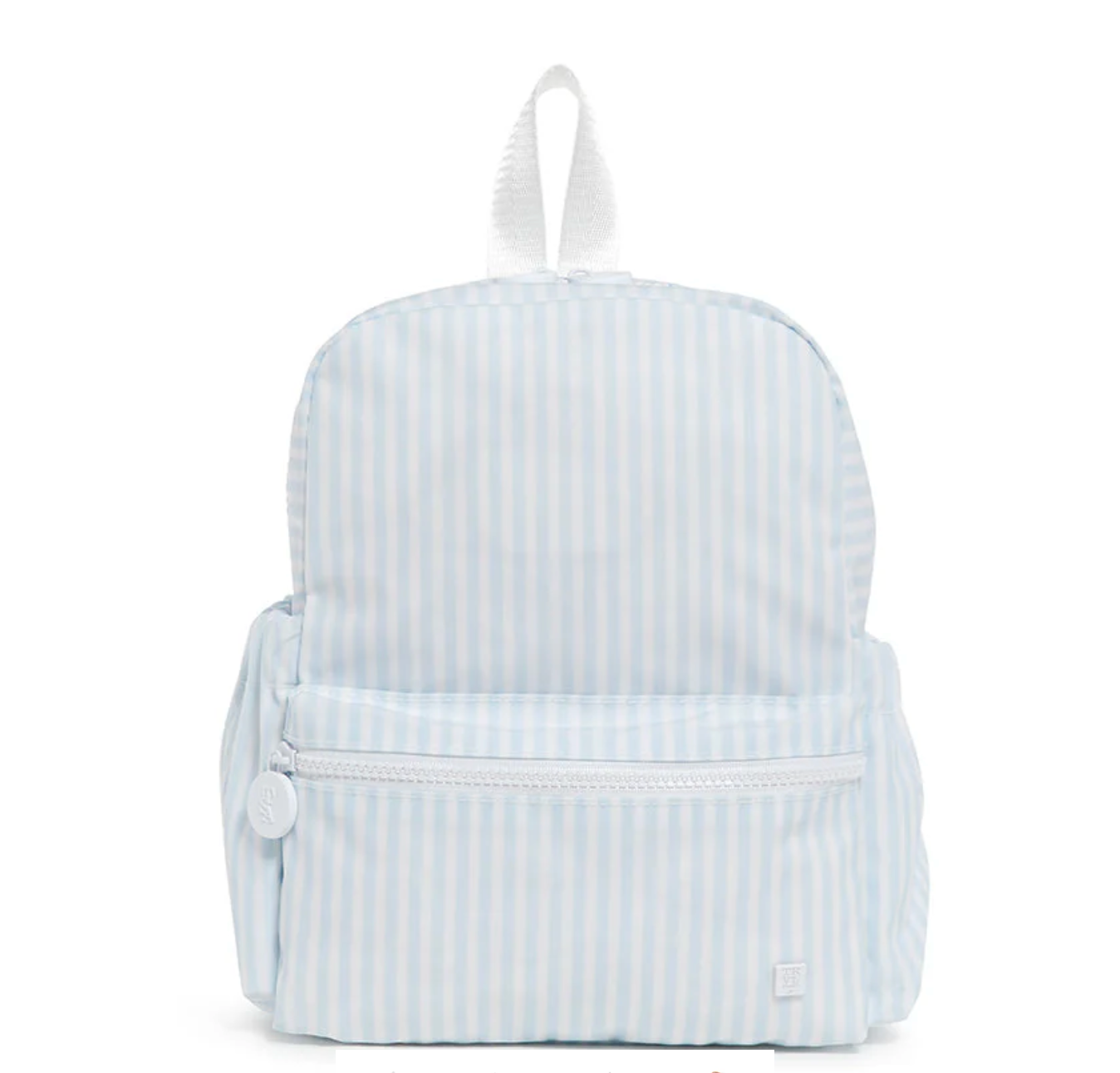 TRVL: MINI BACKER - PIMLICO STRIPE BLUE BACKPACK