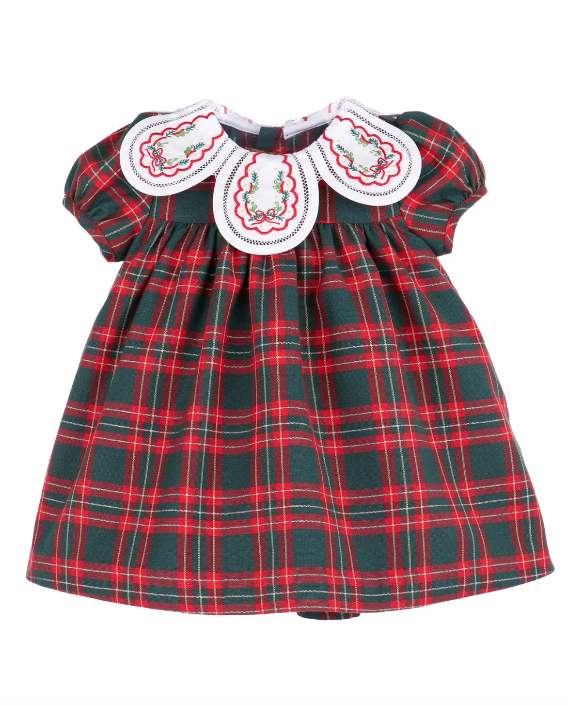 Sophie & Lucas: Holiday Plaid Petal Dress