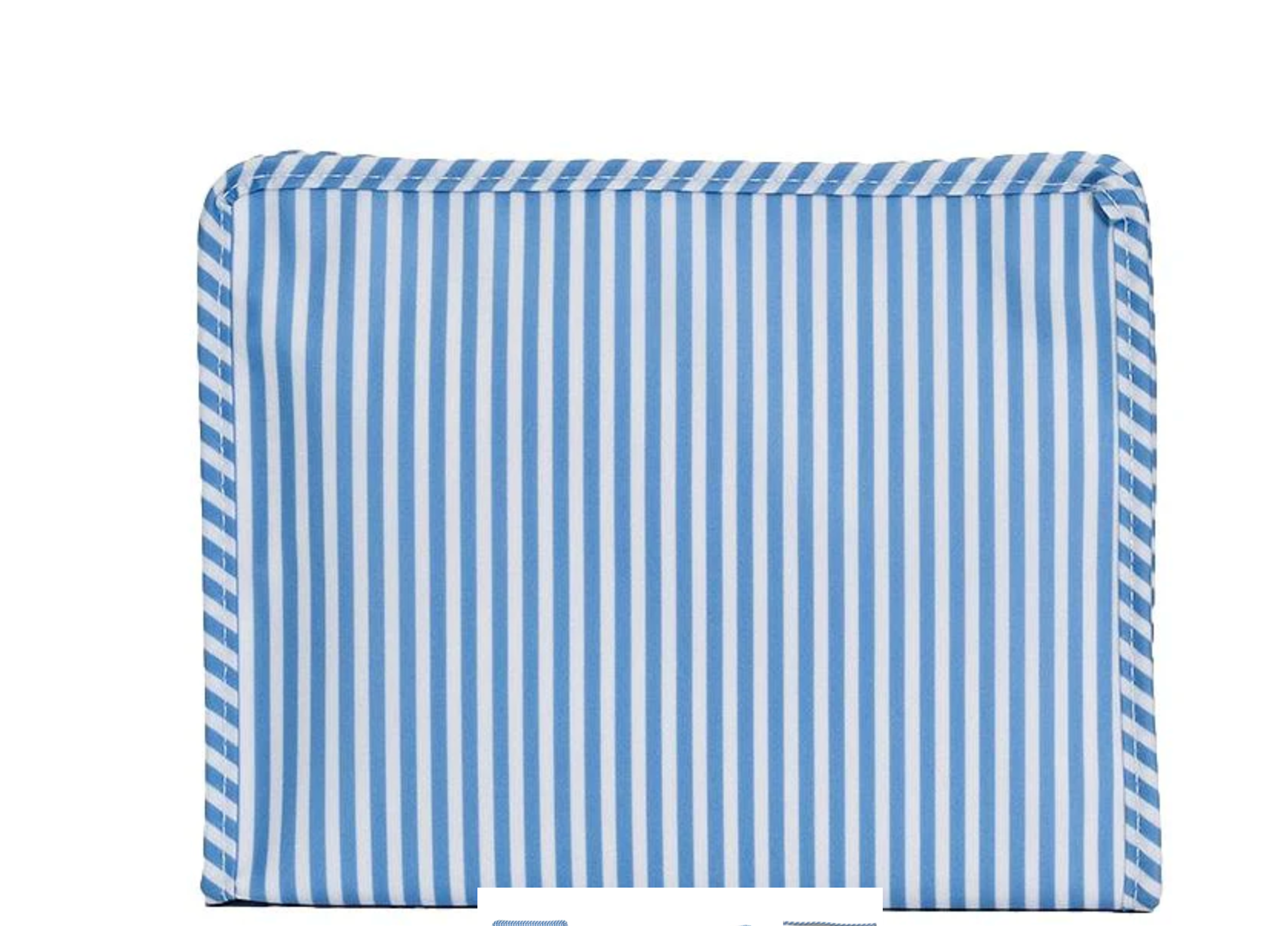TRVL: ROADIE LARGE ZIP POUCH - PIMLICO STRIPE CHAMBRAY