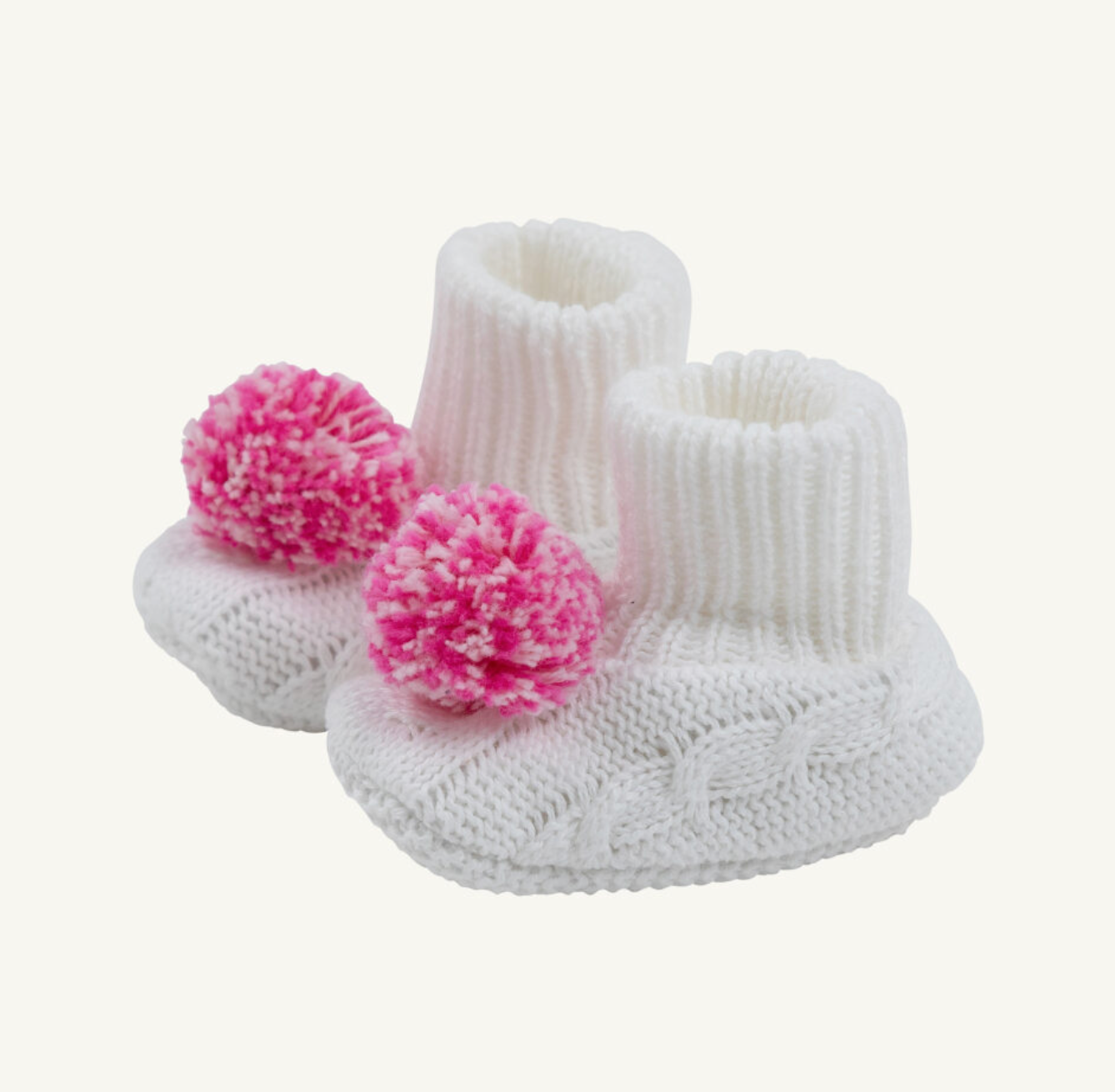 TBBC: Bryer Bootie - Worth Ave White/Palm Beach Pink and Hamptons Hot Pink