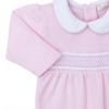 Kissy Kissy: Punto Ingles Pink Footie with Hand Smock