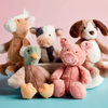 Mud Pie:  Farm Plush Rattle Pals