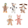 Mud Pie:  Farm Plush Rattle Pals