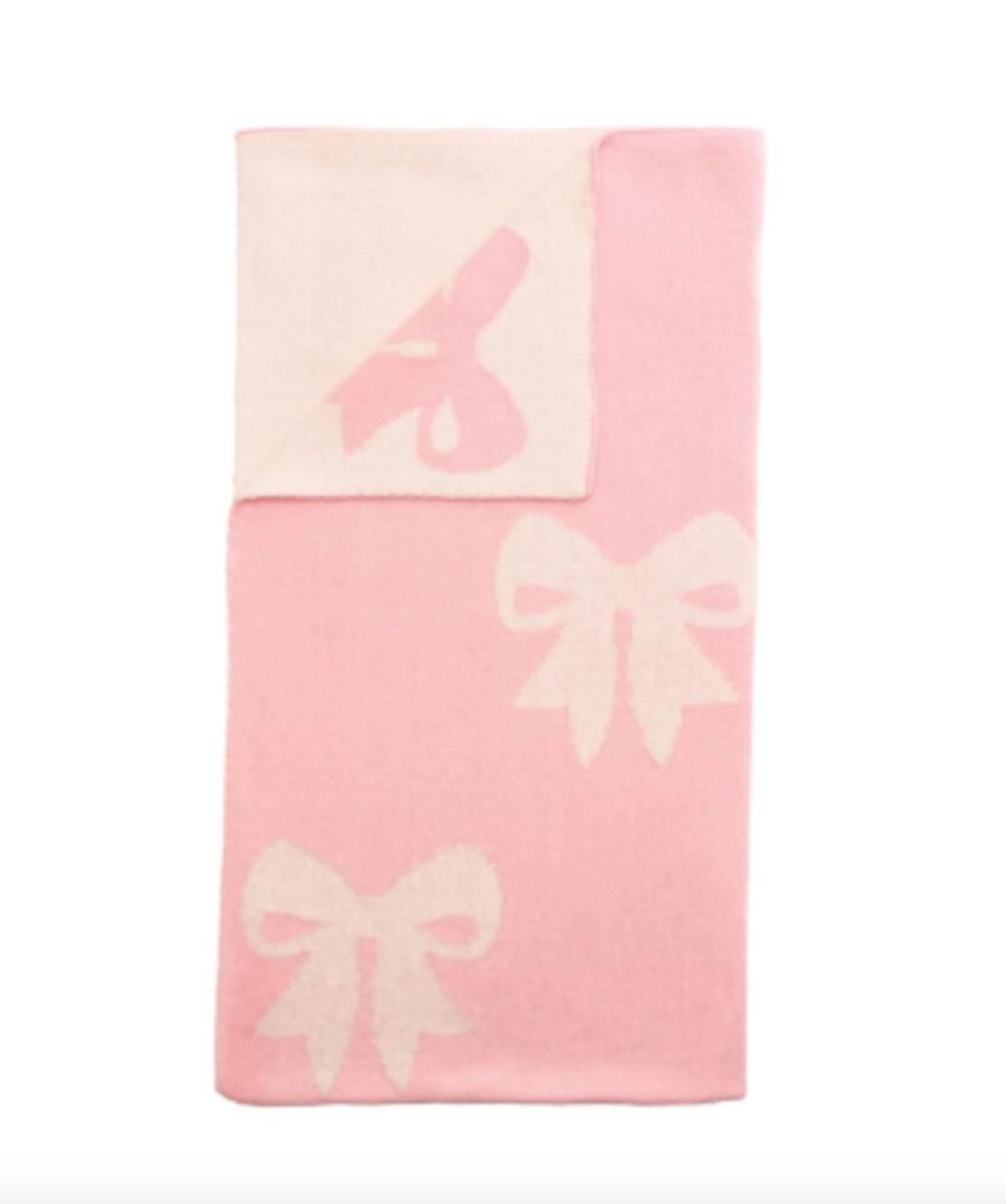 Mud Pie:  Bow Knit Blanket
