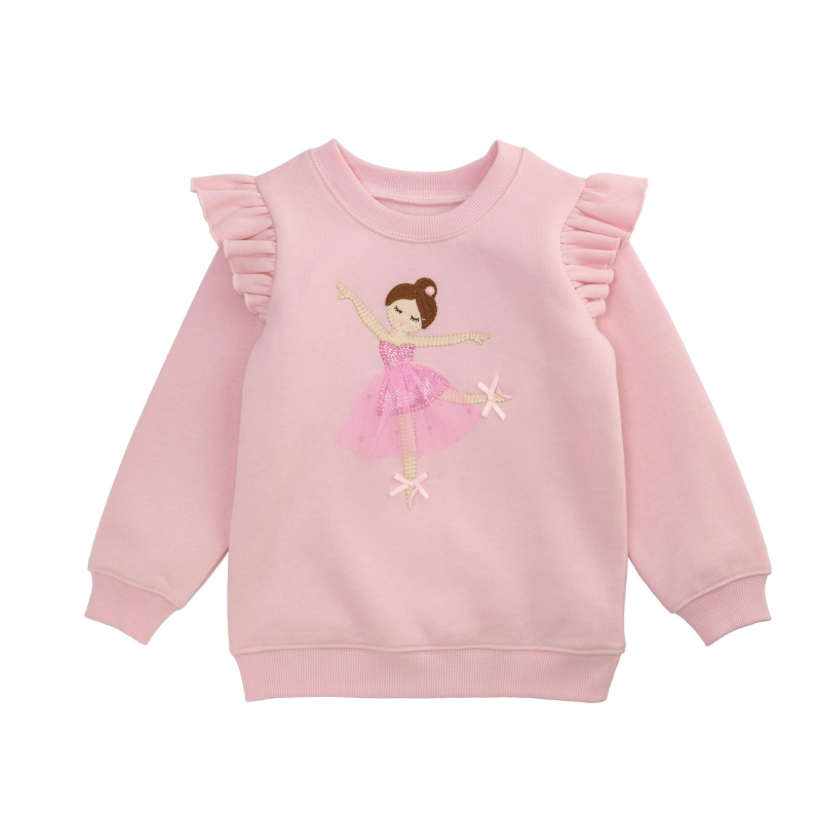Mud Pie: BALLET SWEATSHIRT
