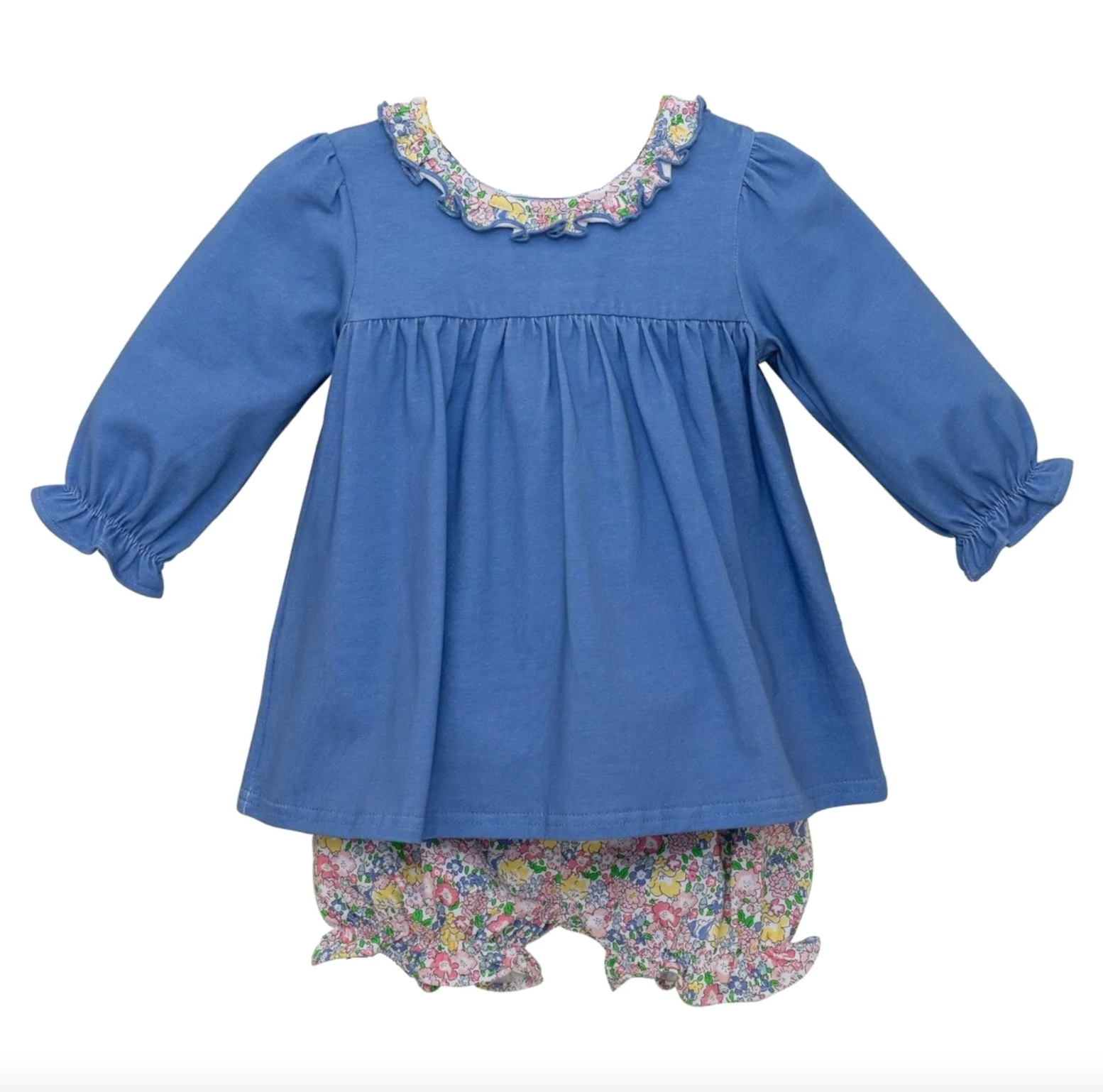 Trotter Street: Floral Ruffle Bloomer Set