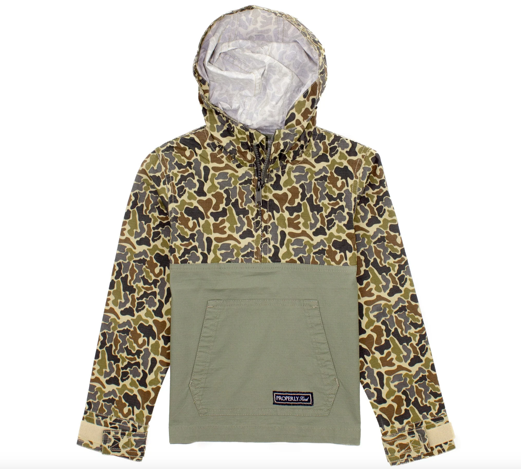 Properly Tie:   Ridge Anorak- Vintage Camo