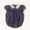 TBBC: Cindy Lou Sash Bubble - Fairfax Farm Floral/Worth Ave White/Hamptons Hot Pink