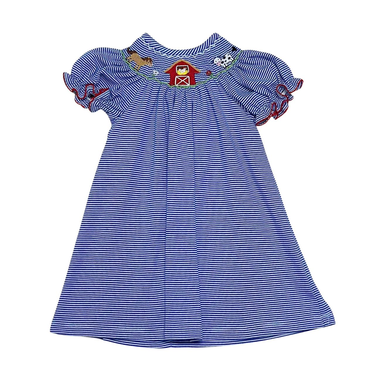 Zuccini: Farm Bishop Royal Blue Knit