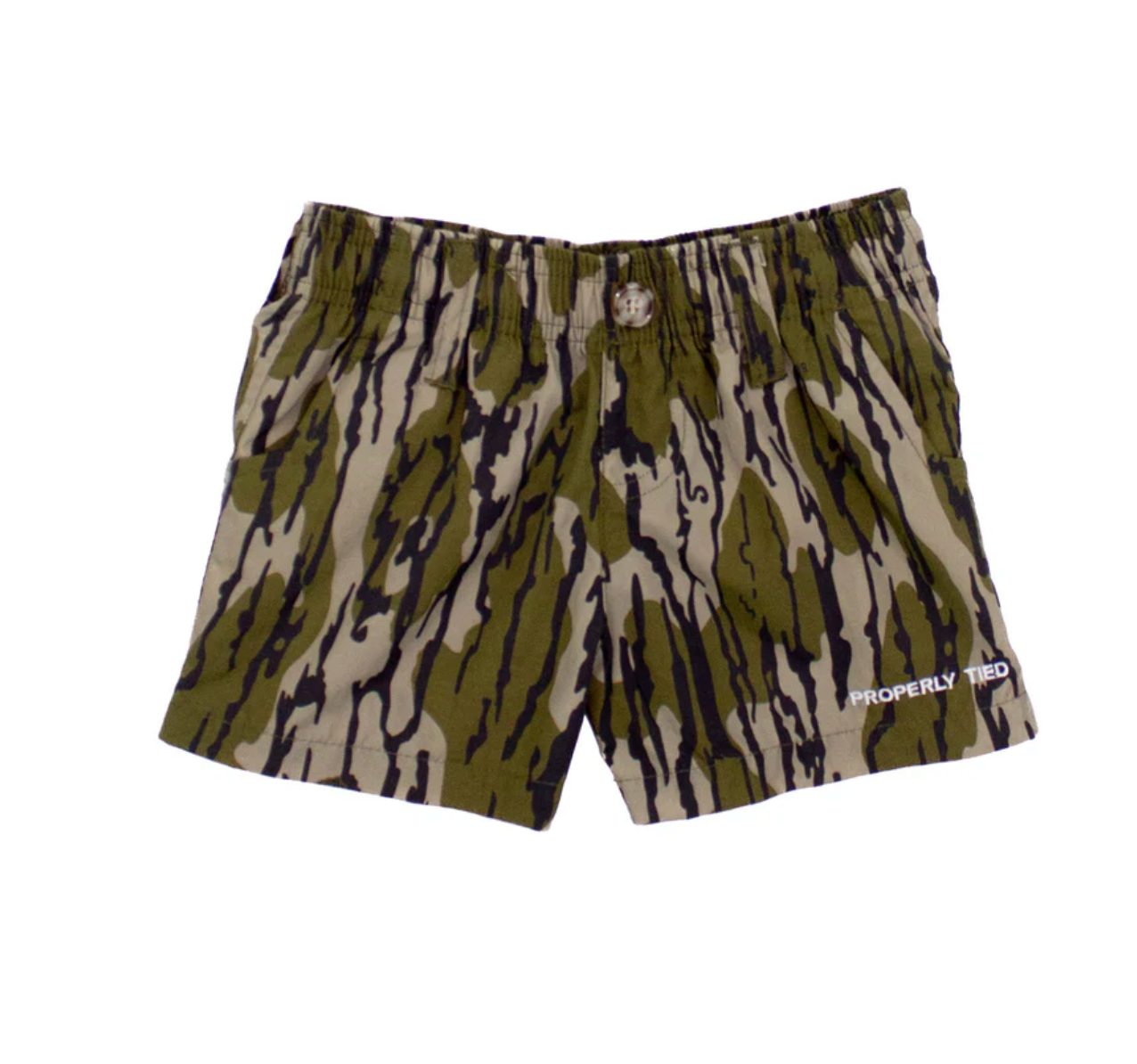 Properly Tied: Boys Mallard Short Mossy Oak Original Bottomland