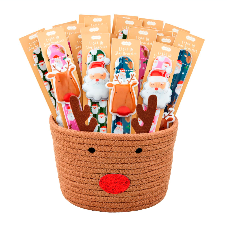 Mud Pie: CHRISTMAS LIGHT-UP SLAP BRACELETS