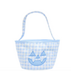 Bits & Bows:  Petite Halloween Pumpkin Tote, Blue