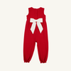 TBBC: Sleeveless Rebecca Romper - Richmond Red/Palmetto Pearl