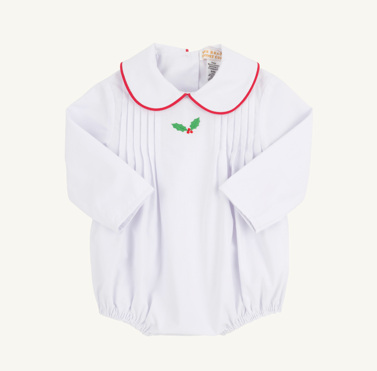 TBBC: Long Sleeve Boone Bubble - Worth Ave White/Richmond Red/Holly