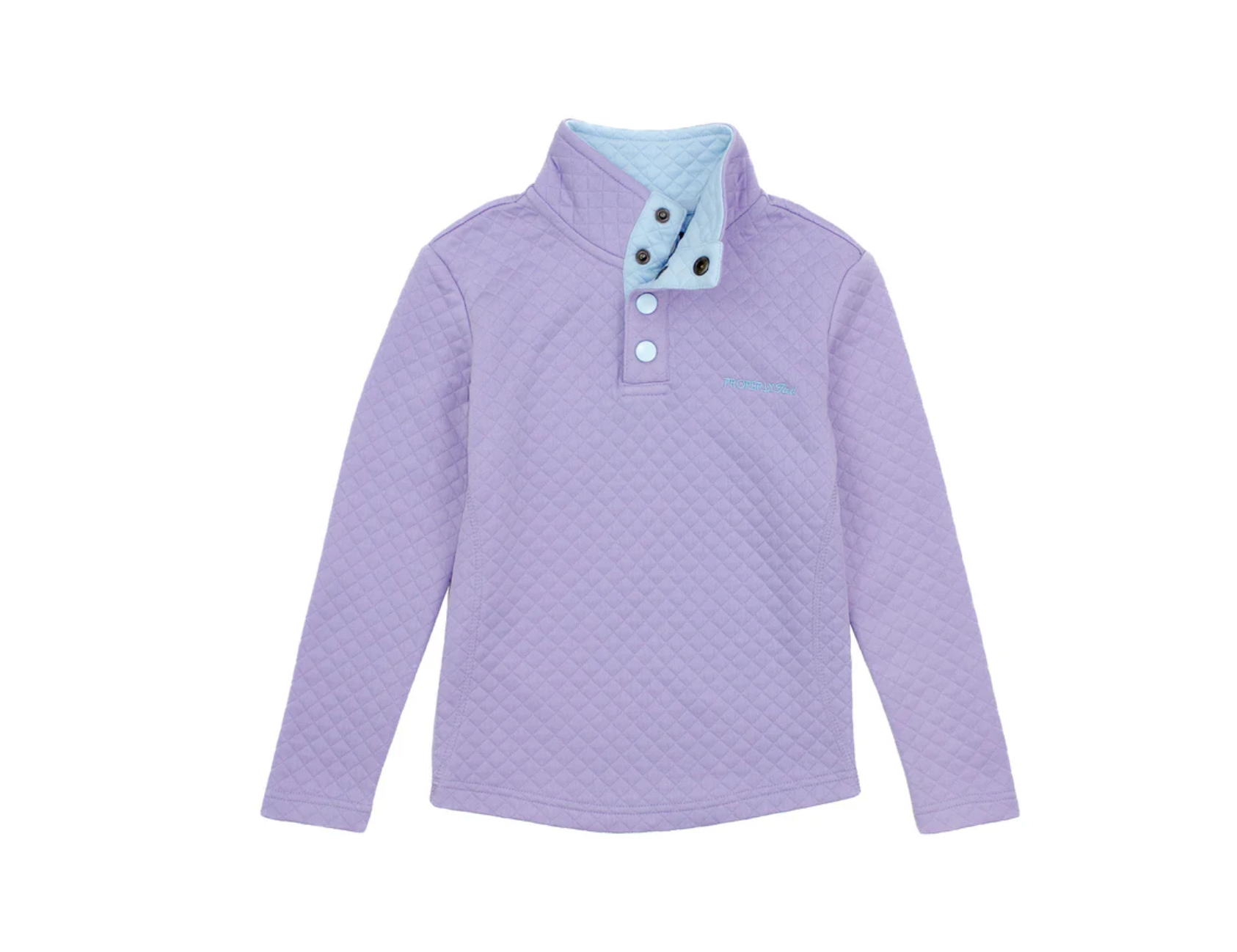 Properly Tied: Girls Social Pullover Purple