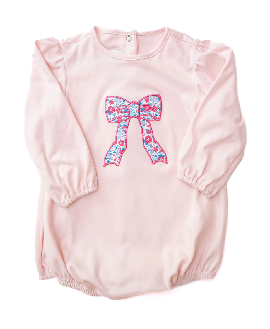 Ruth & Ralph: Bow Floral Applique Bubble