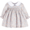 Sophie & Lucas: Sweater Weather Pleat Dress Blue Floral