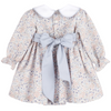 Sophie & Lucas: Sweater Weather Pleat Dress Blue Floral