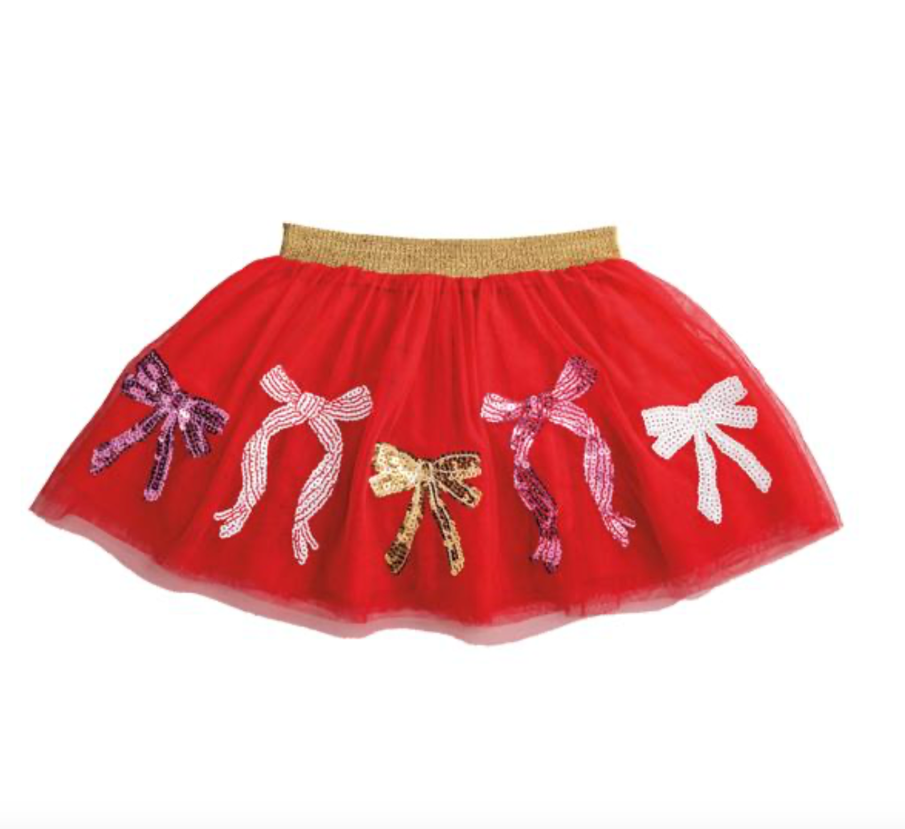 Mud Pie: MUD PIE MULTI BOW SEQUIN TUTU