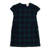 TBBC: Betts Bow Dress - Twill - Berwick Black Watch/Nantucket Navy
