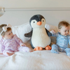 Lila & Hayes: Parker Boys' Zipper Pajama - Penguin Party Blue