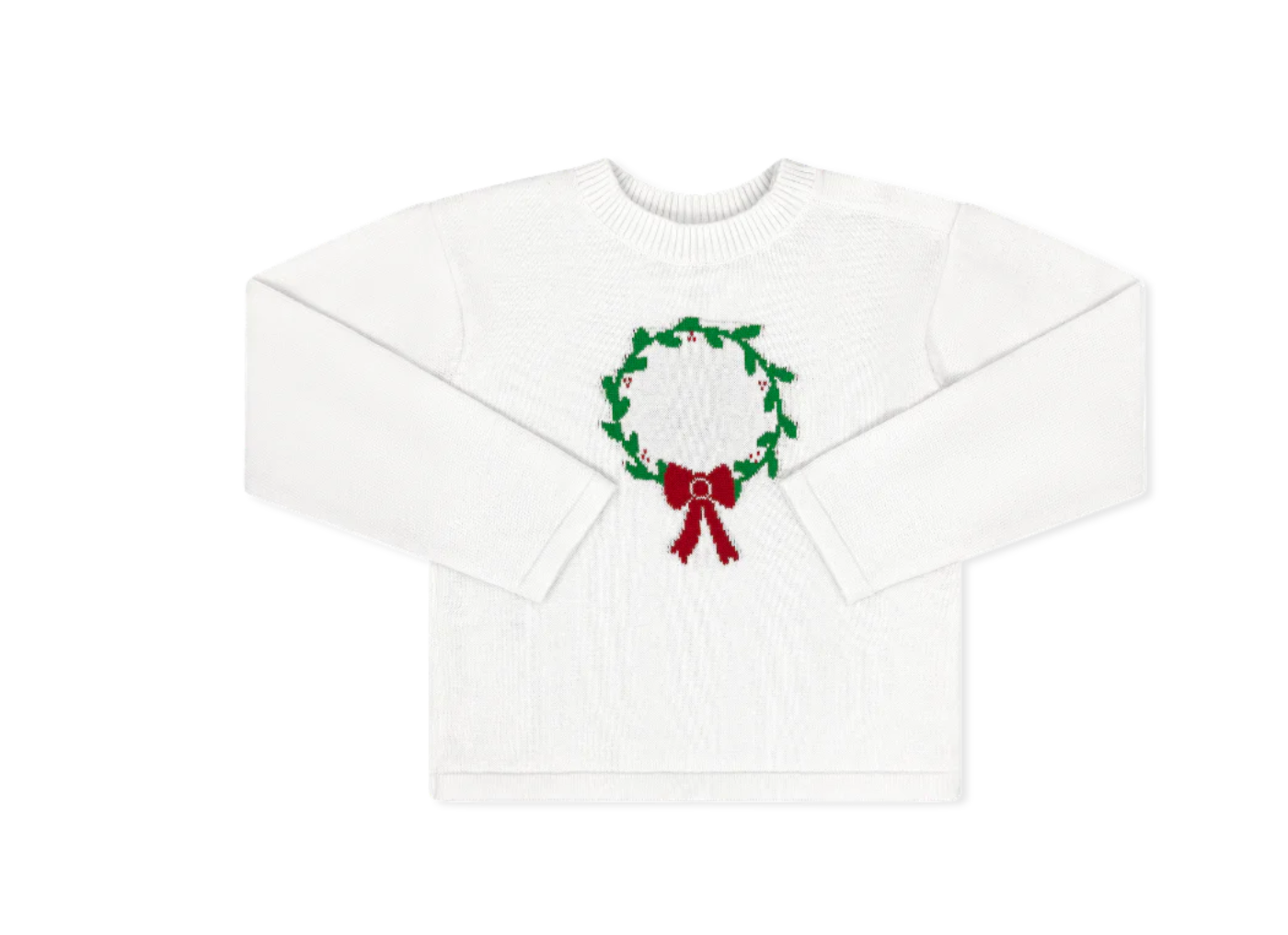 Lullaby Set: Cozy Up Sweater Sterling White, Wreath