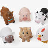 Elegant Baby: Barnyard Party Squirtie Baby Bath Toys
