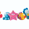 Elegant Baby: Lagoon Party Squirtie Baby Bath Toys