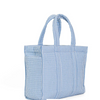 TRVL: Quilted GO GO tote: pimlico stripe chambray