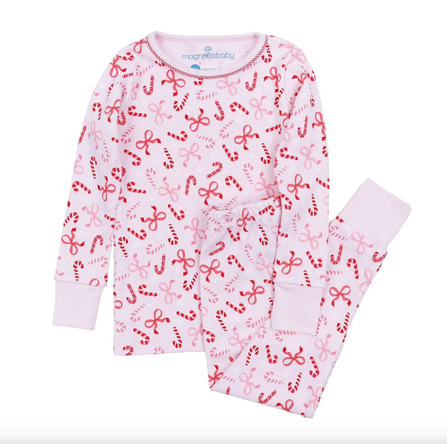 Magnolia Baby:   Candy Cane Lane Long Pajamas