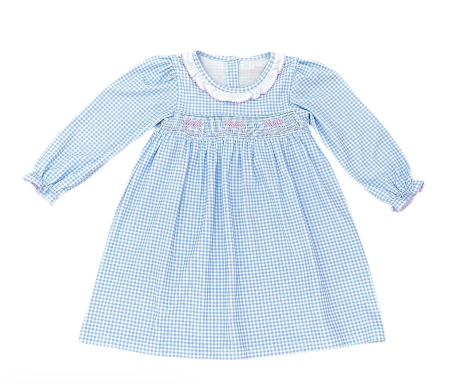 James & Lottie:  Sara Dress - Smocked Bow