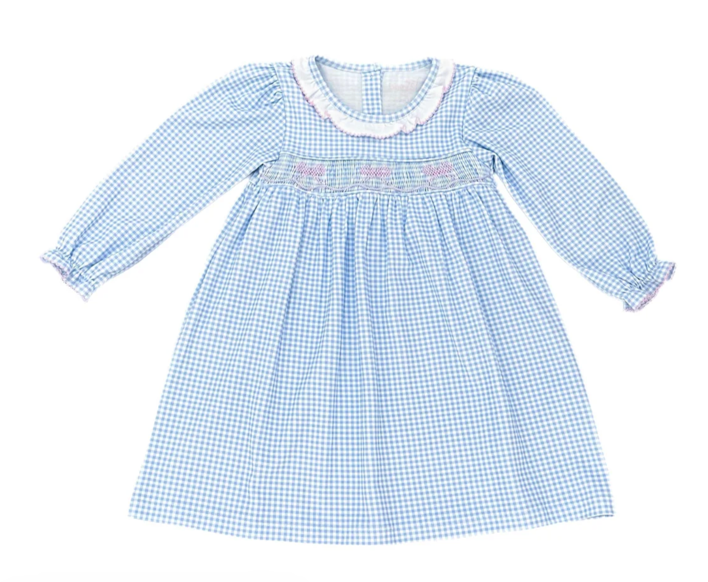 James & Lottie:  Sara Dress - Smocked Bow
