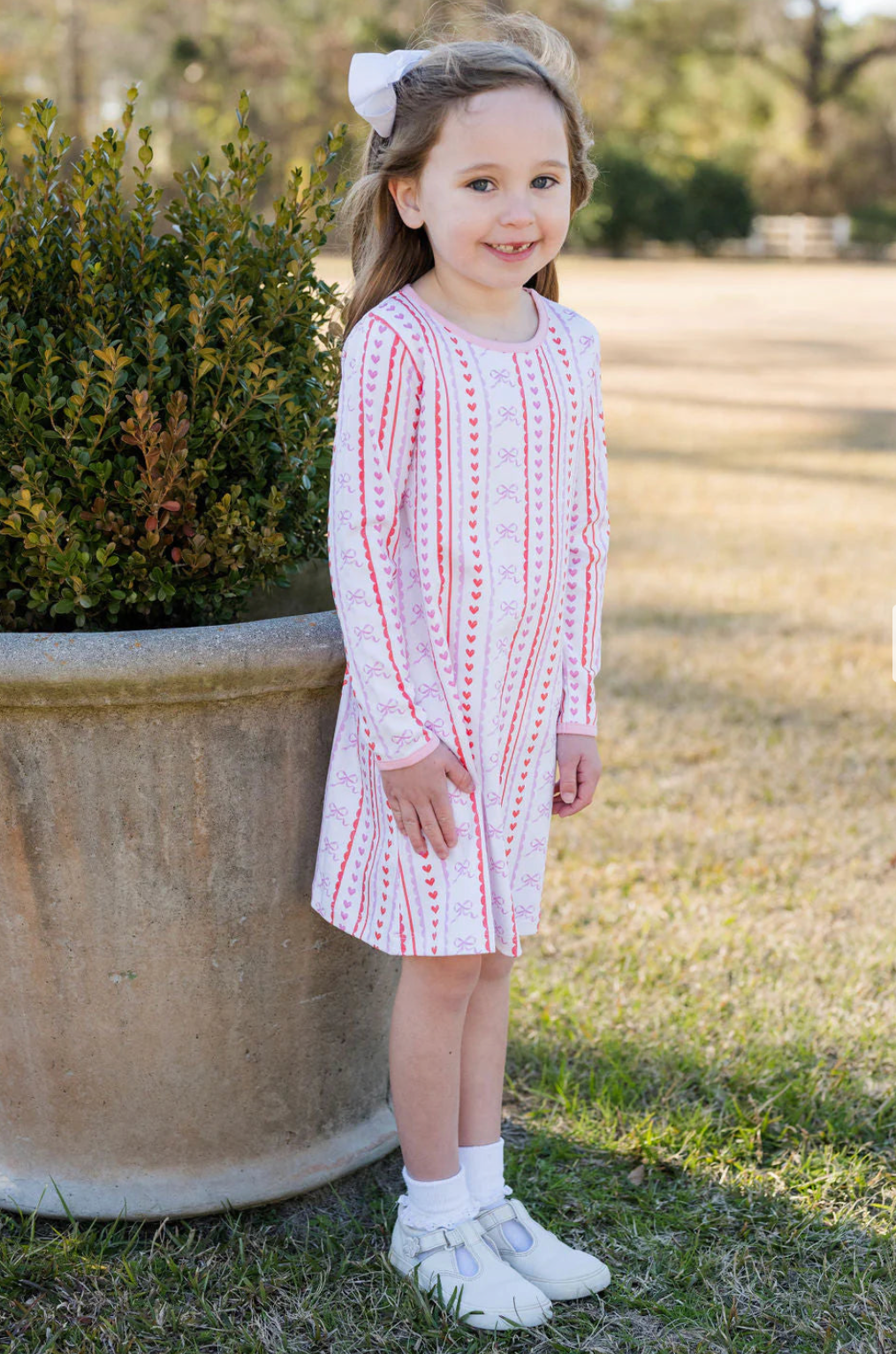 James & Lottie: Girls Play Dress, Scallops & Hearts