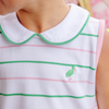 TBBC: Maude`s Peter Pan Collar Dress - Tradd Street Stripe/Pier Party Pink