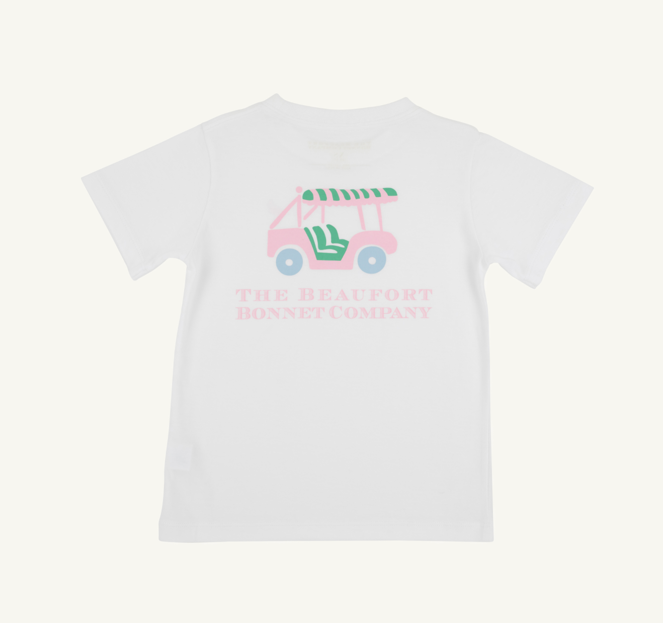 TBBC: Sir Proper`s T-shirt - Worth Ave White/Golf Cart