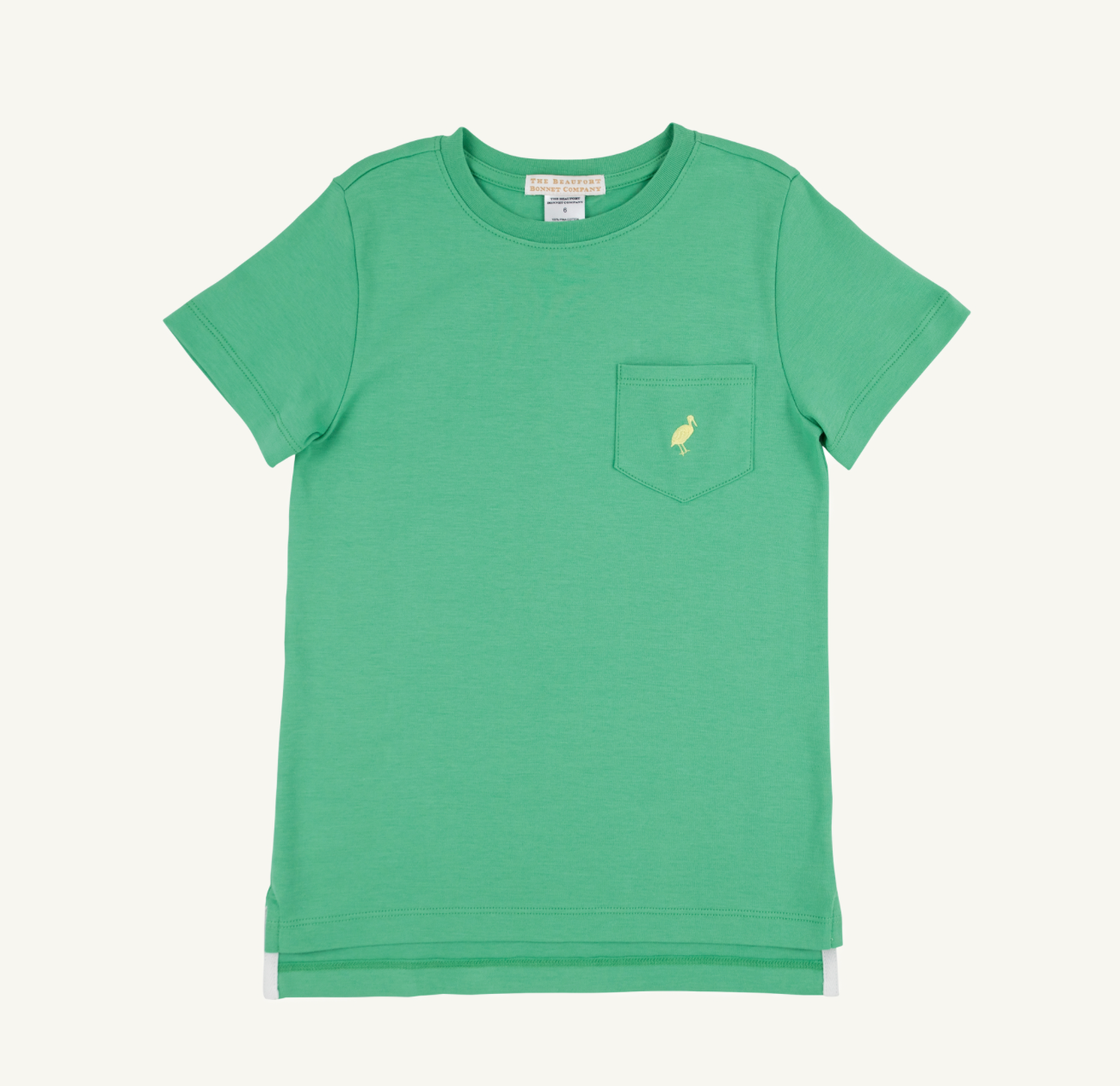 TBBC: Carter Crewneck - Gibson Island Green/Worth Ave White/Lake Worth Yellow