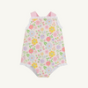TBBC: Sisi Sunsuit - Broadcloth - Boca Grande Begonia/Hamptons Hot Pink Pique Stripe