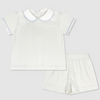 Lullaby Set: Sibley Short Set Cornflower Check