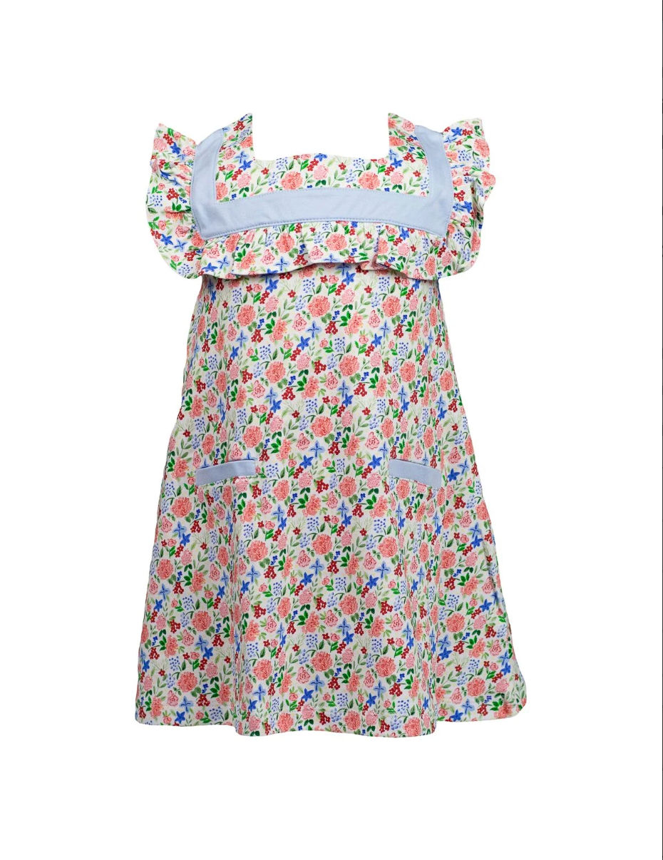 Proper Peony: Geranium Sleeveless Dress