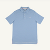 TBBC: Prim And Proper Polo Ss-pima  - Sumner County Stripe (Sunrise Blvd Blue)/Palm Beach Pink