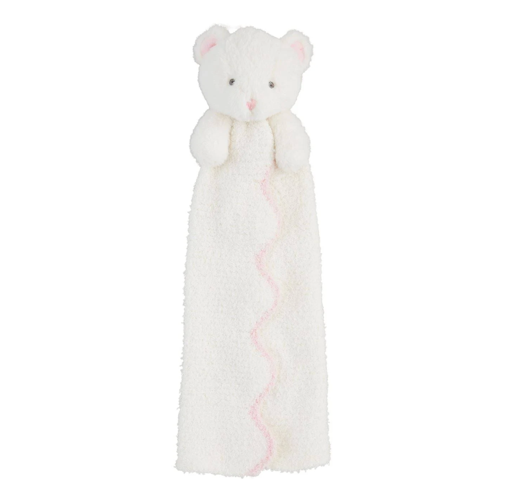 Mud Pie: Pink Scallop Bear Musical Cuddle Pal